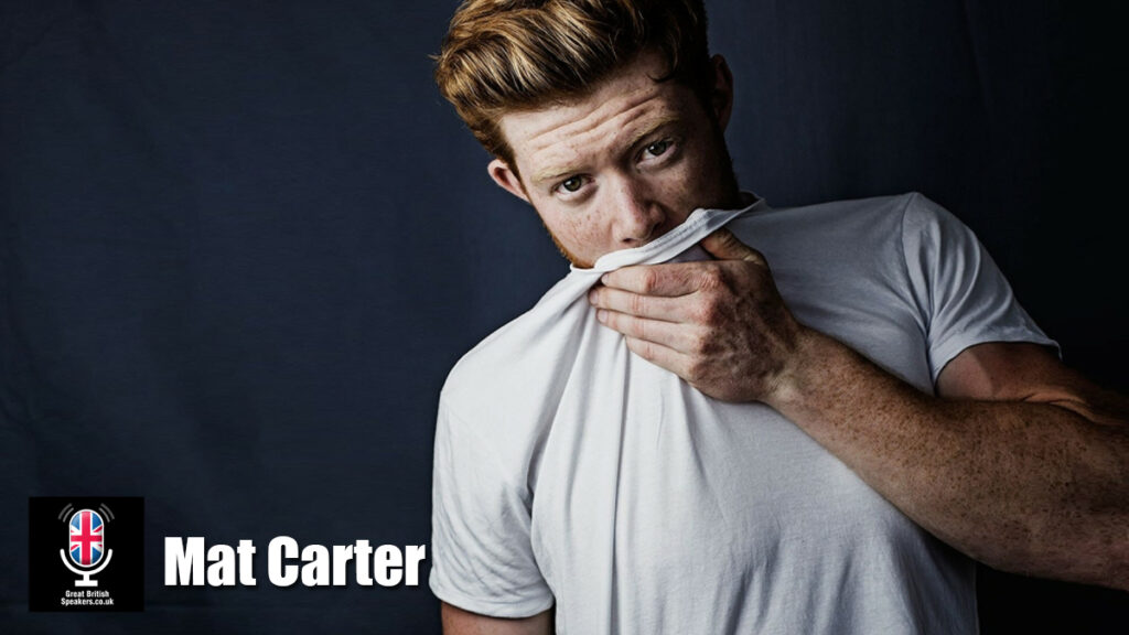 Mat Carter hire podcaster speaker book at agent Great British Speaker