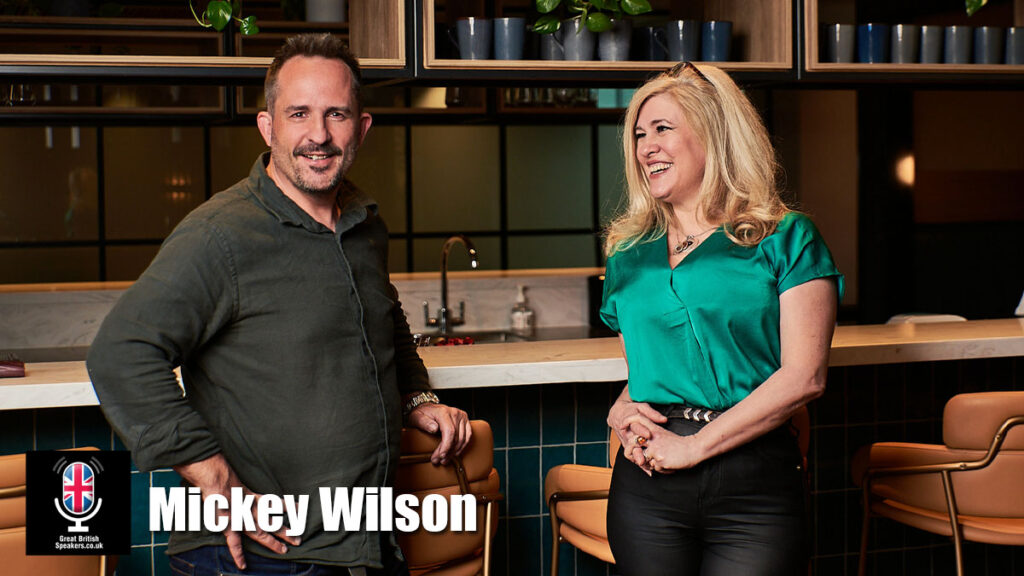 Mickey Wilson hire business speaker book at agent Great British Speakers