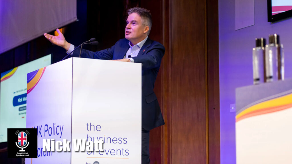 Nick Watt hire journalist speaker book at agent Great British Speakers