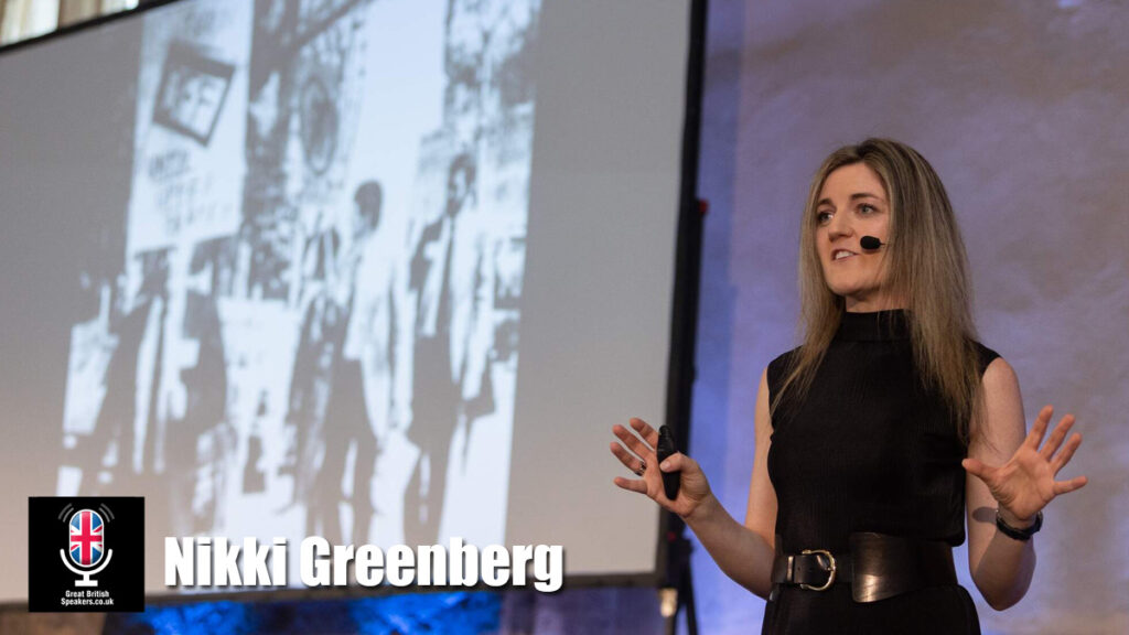 Nikki Greenberg hire futurist speaker book at agent Great British Speakers