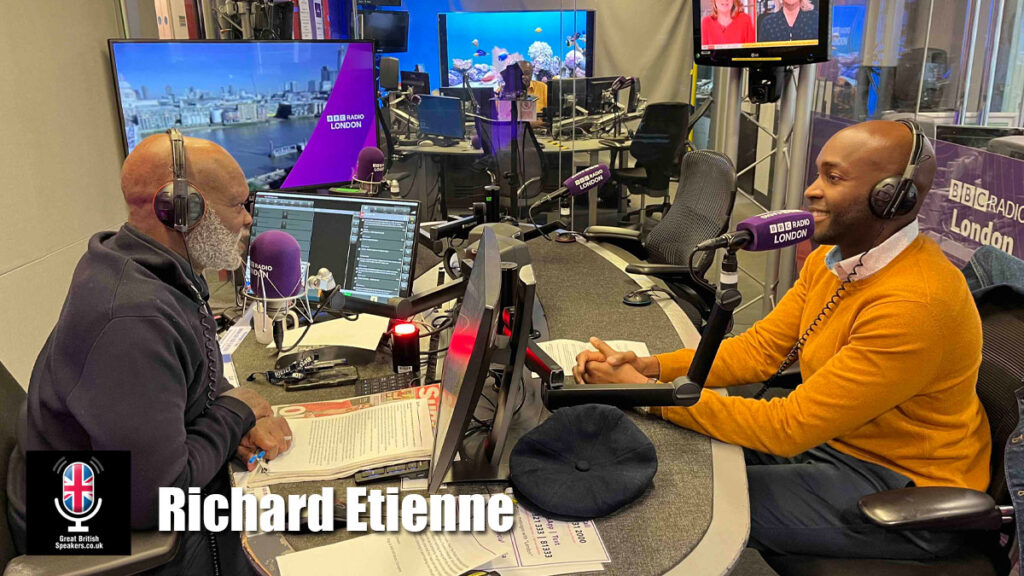 Richard Etienne hire leadership speaker book at agent Great British Speakers