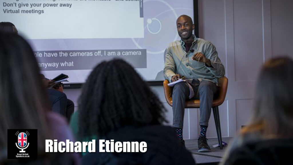 Richard Etienne hire leadership speaker book at agent Great British Speakers