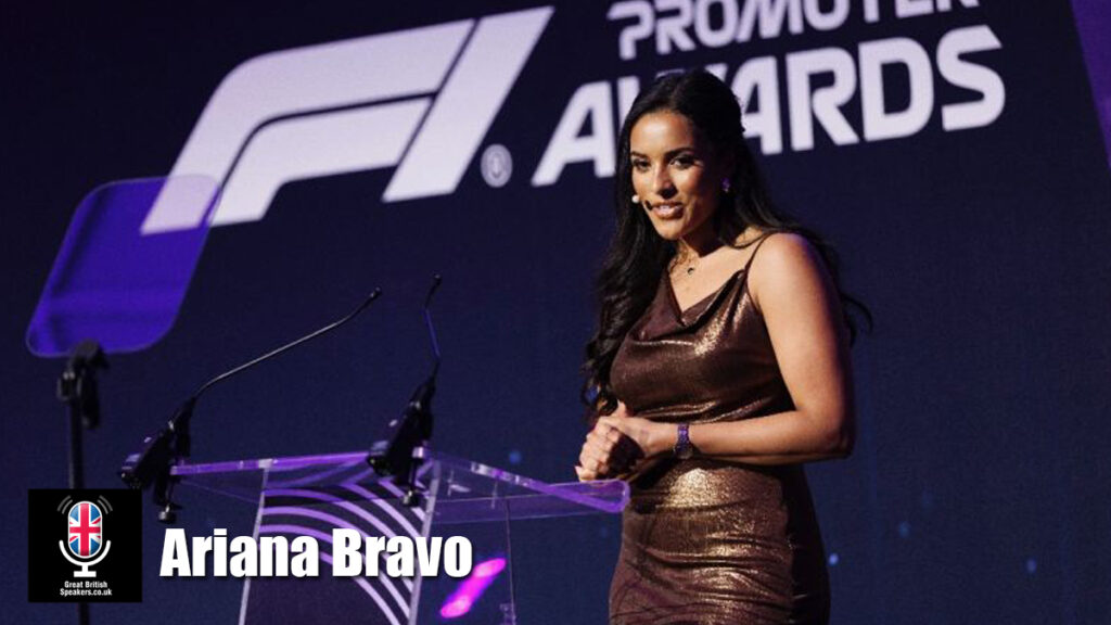 Ariana Bravo hire presenter speaker book at agent Great British Speakers