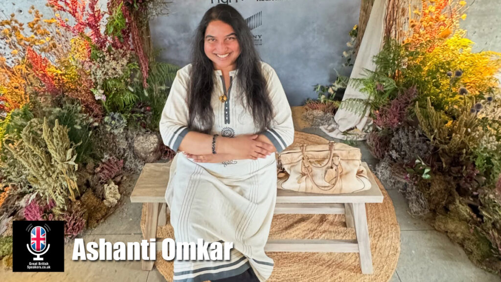 Ashanti Omkar hire broadcaster speaker book at agent Great British Speakers