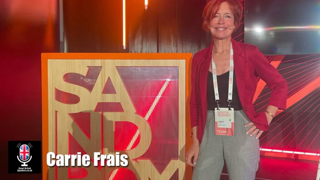 Carrie Frais Barcelona Moderator Host MC Speaker book at official agent Great British Speakers