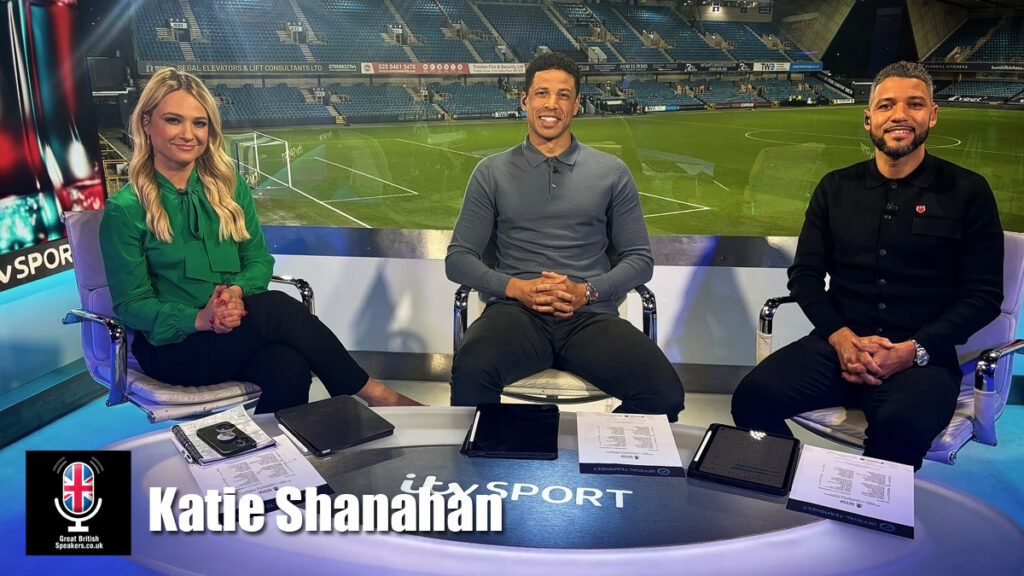 Katie Shanahan hire presenter speaker book at agent Great British Speakers