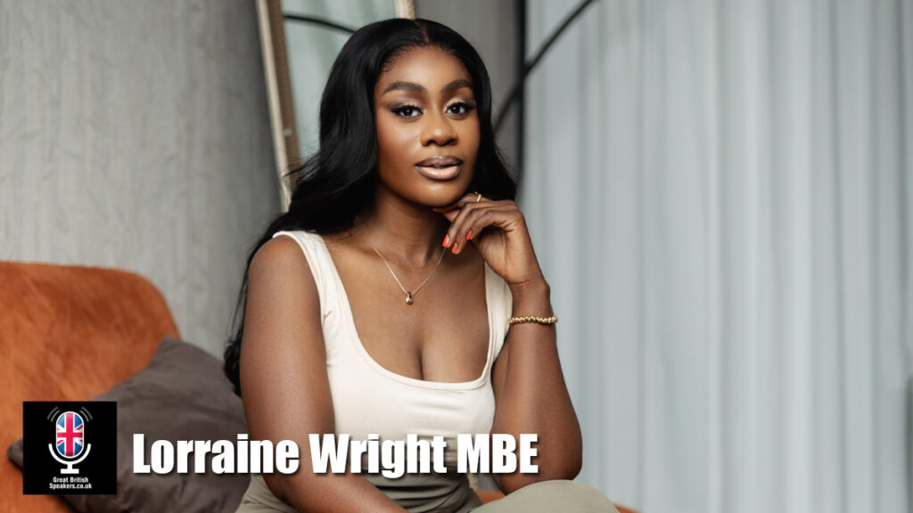Lorraine Wright hire entrepreneur speaker book at agent Great British Speakers