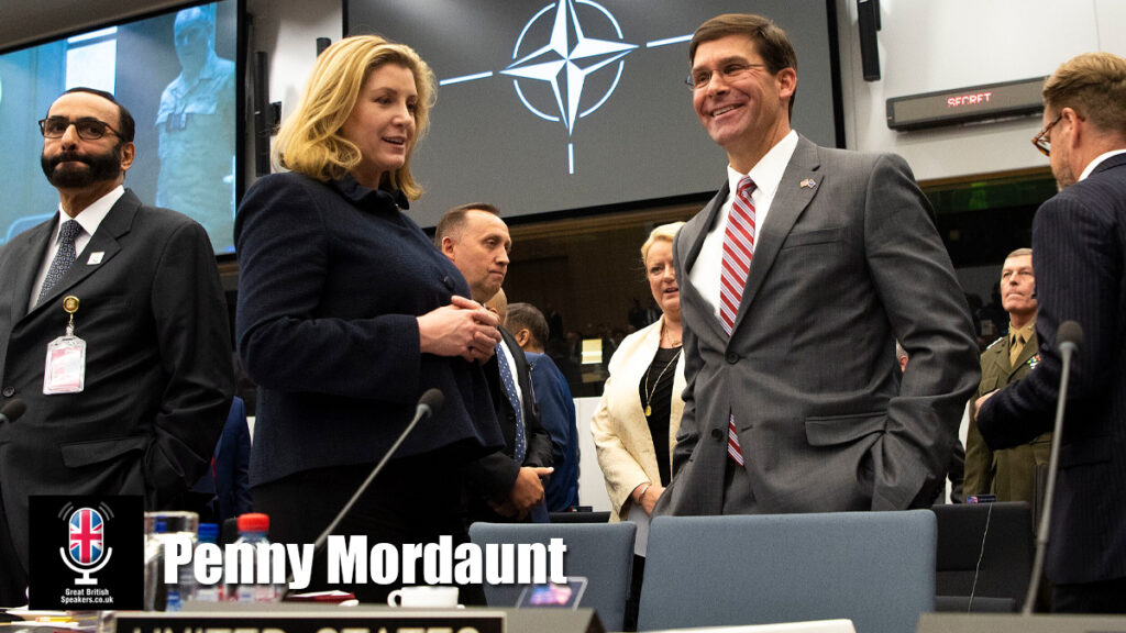 Penny Mordaunt hire British Politics speaker book at agent Great British Speakers