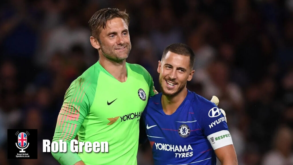 Rob Green hire professional goalkeeper speaker book at agent Great British Speakers