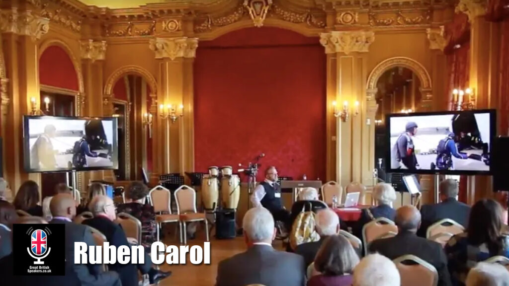 Ruben Carol hire disability equality trainer speaker book at agent Great British Speakers..