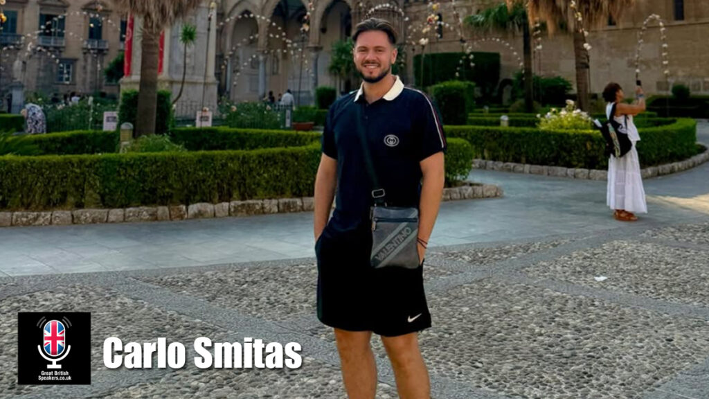 Carlo Smitas hire business speaker book at agent Great British Speakers