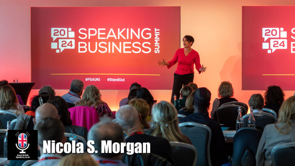 Nicola S. Morgan hire keynote speaker book at agent Great British Speakers