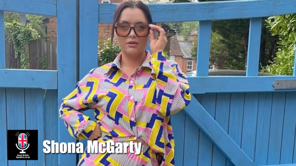 Shona McGarty hire actor speaker book at agent Great British Speakers