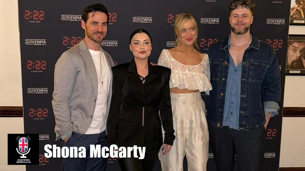 Shona McGarty hire actor speaker book at agent Great British Speakers