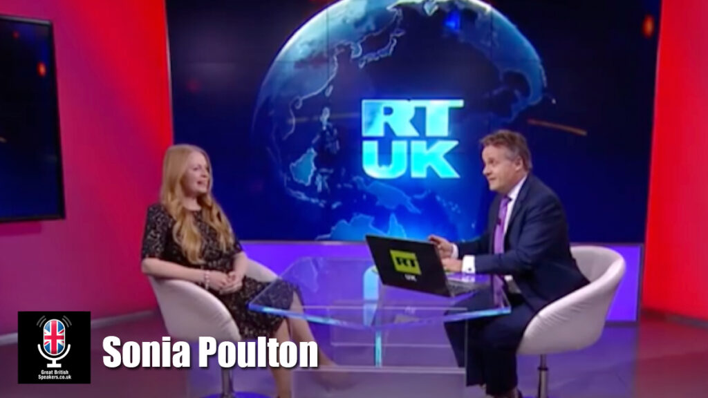Sonia Poulton hire journalist speaker book at agent Great British Speakers