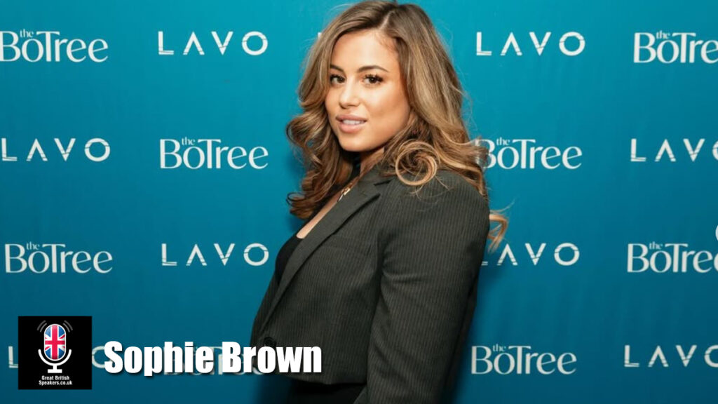Sophie Brown hire business speaker book at agent Great British Speakers..