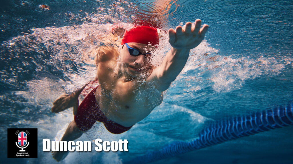 Duncan Scott hire swimmer speaker book at agent Great British Speakers