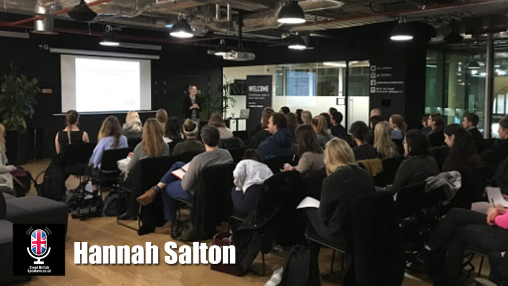 Hannah Salton hire executive coach speaker book at agent Great British Speakers,