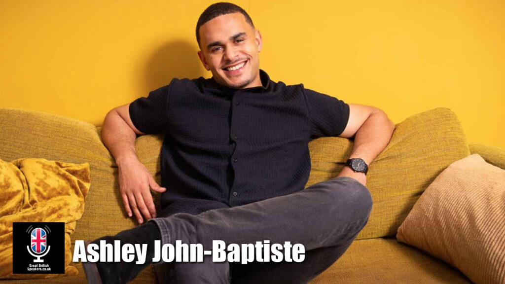 Ashley John-Baptiste broadcaster host BBC one Morning Live One Show Care home speaker book at official agent Great British Speakers