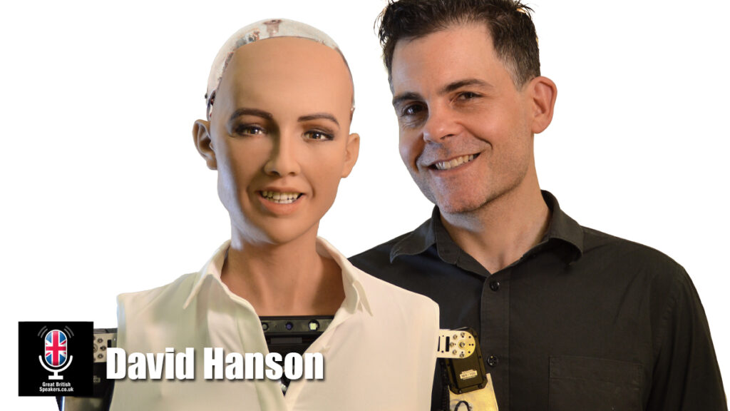 David Hanson hire Tech speaker book at agent Great British Speakers