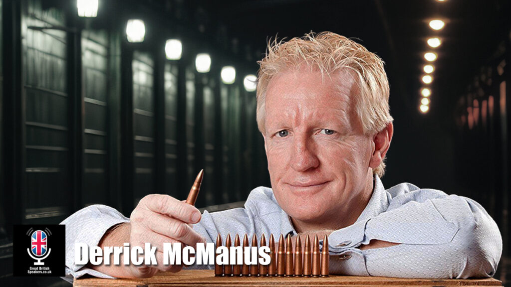 Derrick McManus hire keynote speaker book at agent Great British Speakers