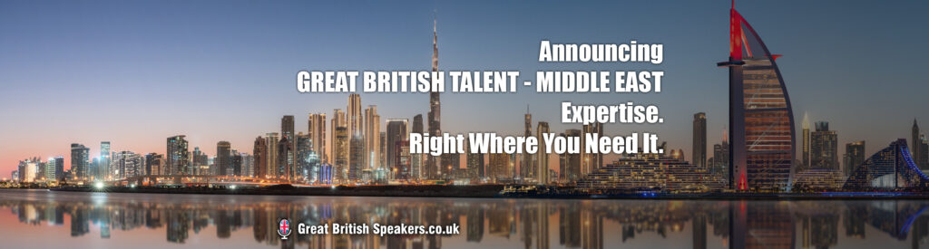Great British Talent Middle East Dubai Speakers presenters hosts agent