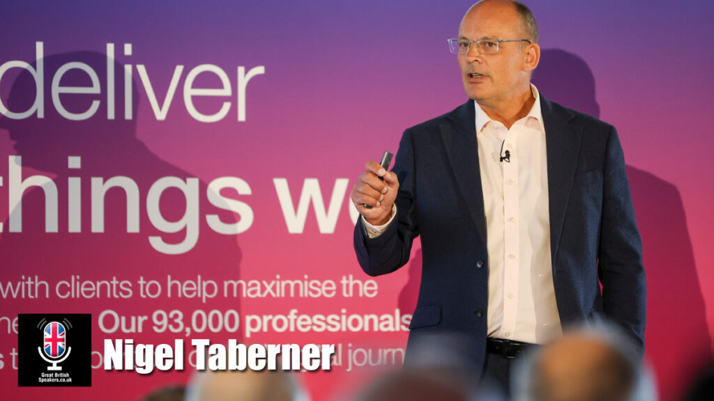 Nigel Taberner hire keynote speaker book at agent Great British Speakers
