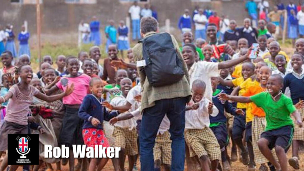 Rob Walker hire sports broadcaster speaker book at agent Great British Speakers