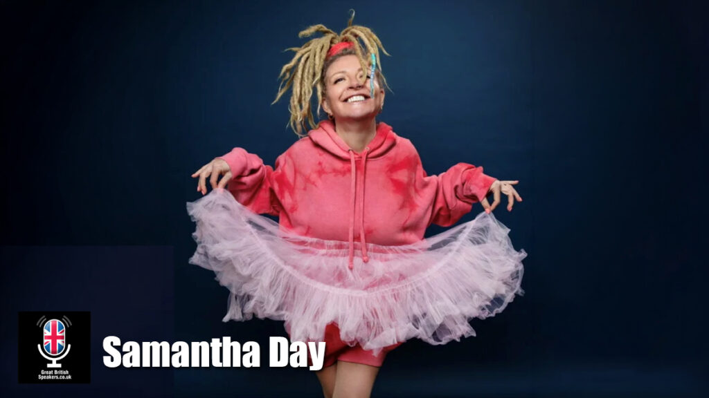 Samantha Day hire KPMG Tax accountant finance stand up comedian speaker awards host book at official agent Great British Speakers