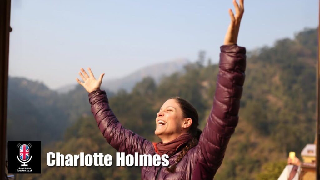 Charlotte Holmes Model Speaker Presenter facilitator book at official agent Great British Speakers copy
