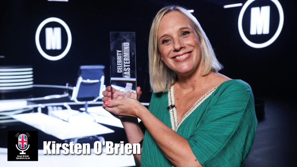 Kirsten O'Brien book CBBC Childrens Smart The Weakest Link TV Presenter host official agent Great British Speakers