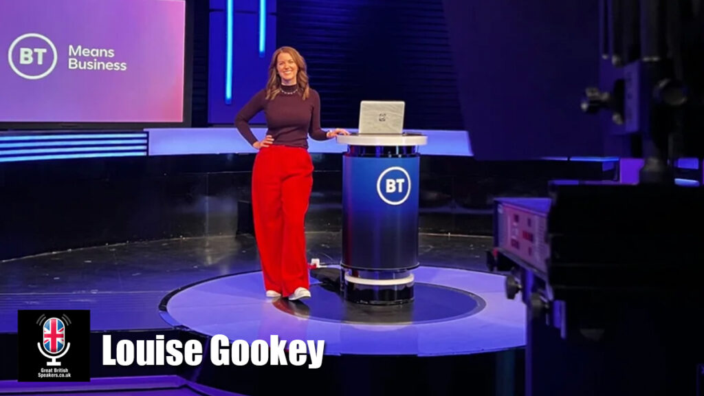 Louise Gookey hire presenter speaker book at agent Great British Speakers