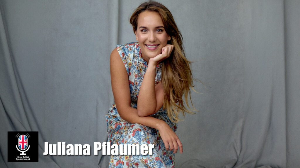 Juliana Pflaumer Brazilian Portuguese TV presenter host facilitator book at official agent Great British Speakers