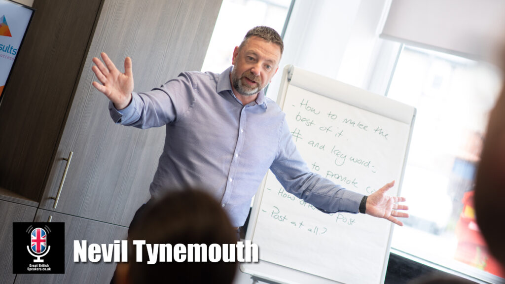 Nevil Tynemouth hire engaging speaker book at agent Great British Speakers 2 1024x576 1