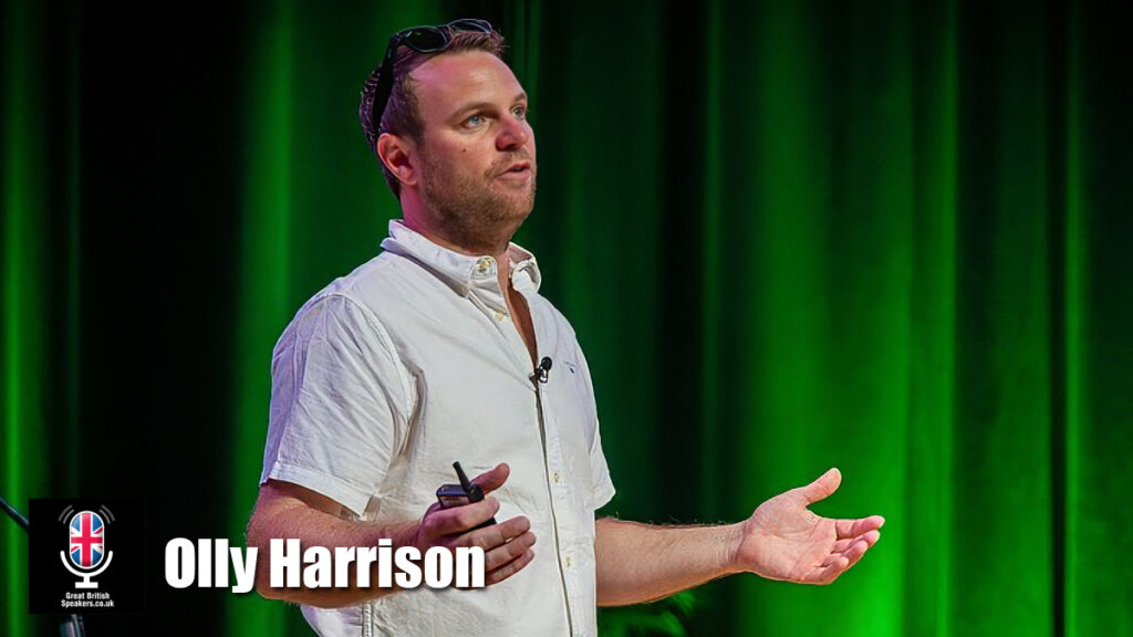 Olly Harrison hire farmer speaker book at agent Great British Speakers,
