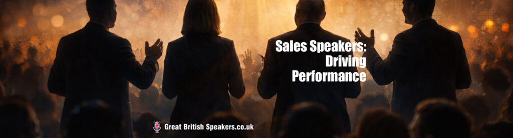 Sales speakers book at agent Great British Speakers