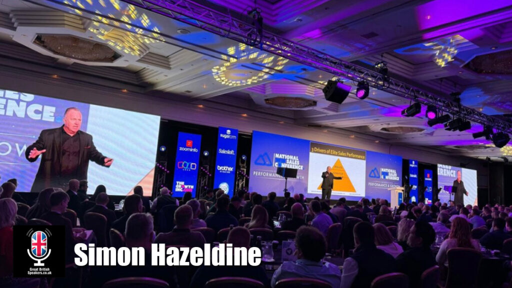 Simon Hazeldiner hire Author speaker book at agent Great British Speakers 1024x576 1