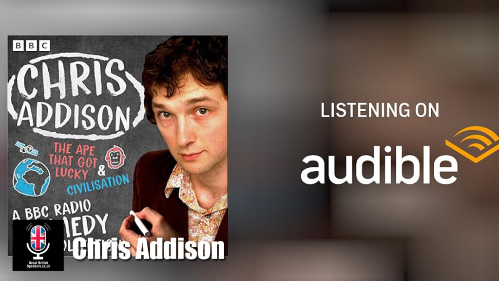 Chris Addison hire comedian speaker book at agent Great British Speakers
