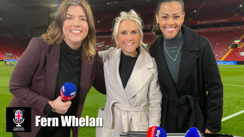 Fern Whelan hire sky sports speaker book at agent Great British Speakers