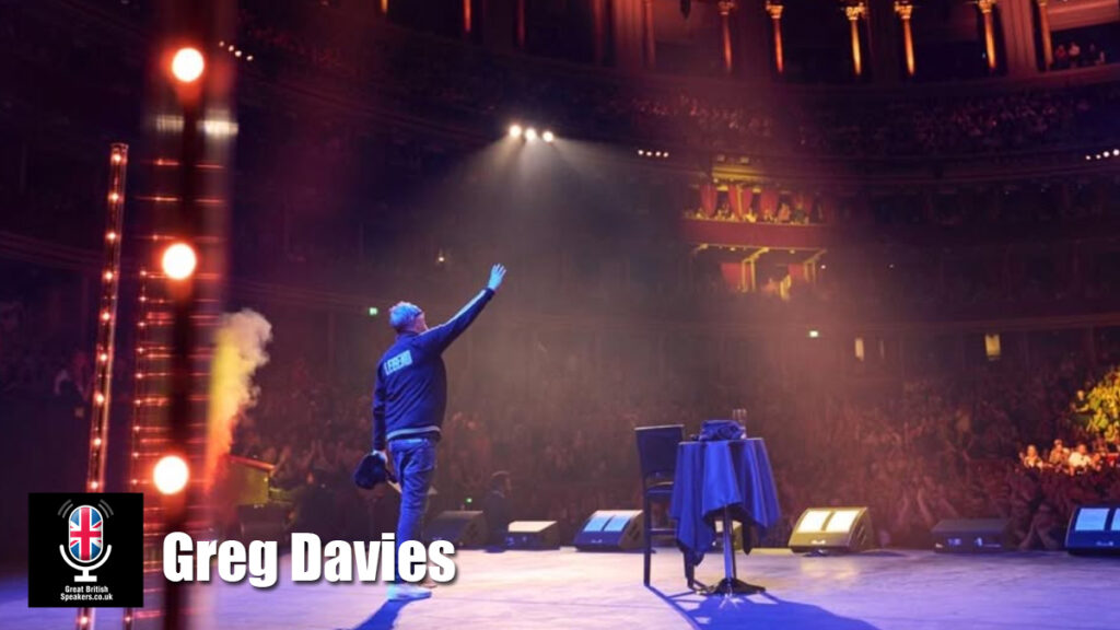 Greg Davies hire comedian speaker book at agent Great British Speakers