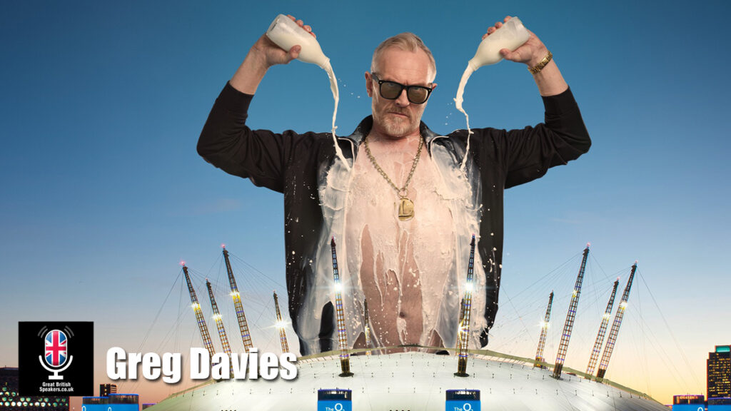 Greg Davies hire comedian speaker book at agent Great British Speakers