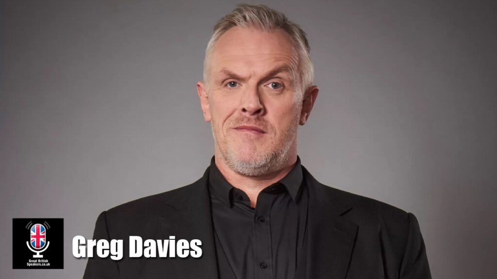 Greg Davies hire comedian speaker book at agent Great British Speakers