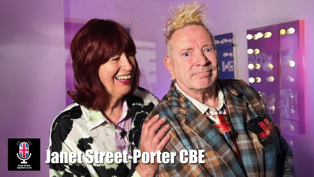 Janet Street-Porter CBE hire writer speaker book at agent Great British Speakers