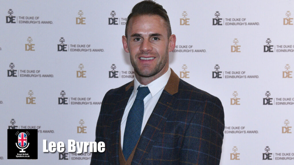 Lee Byrne hire Welsh Rugby player speaker book at agent Great British Speakers