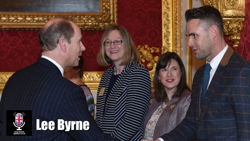 Lee Byrne hire Welsh Rugby player speaker book at agent Great British Speakers