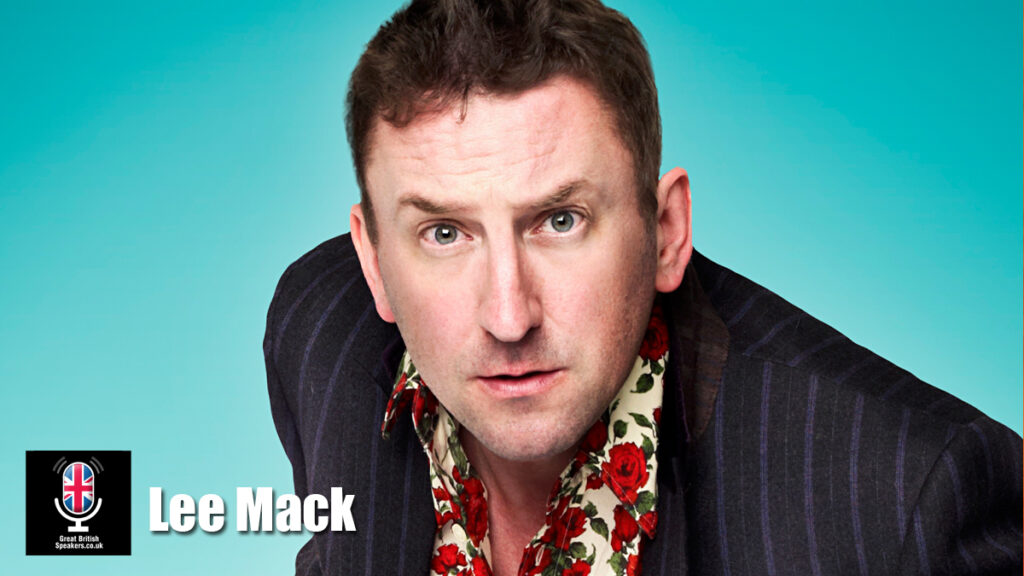 Lee Mack hire comedian speaker book at agent Great British Speakers
