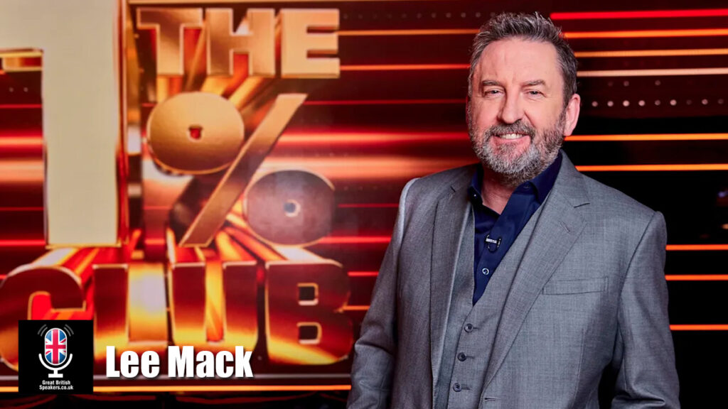 Lee Mack hire comedian speaker book at agent Great British Speakers