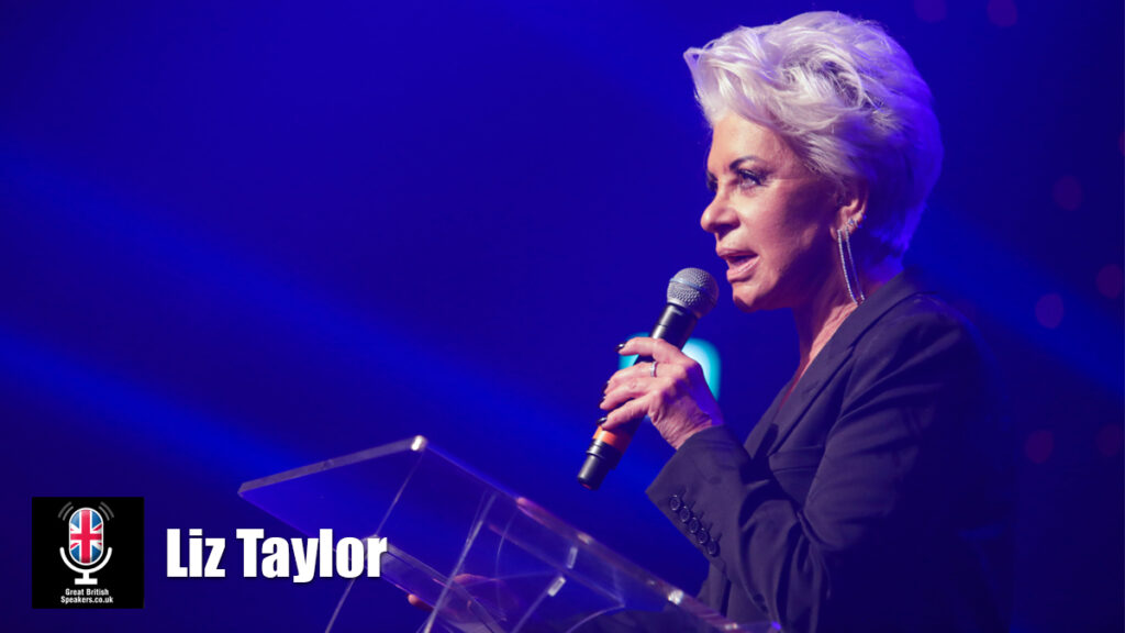 Liz Taylor Hire Events Entrepreneur Motivational Keynote Speaker Host bookings at official agent Great British Speakers