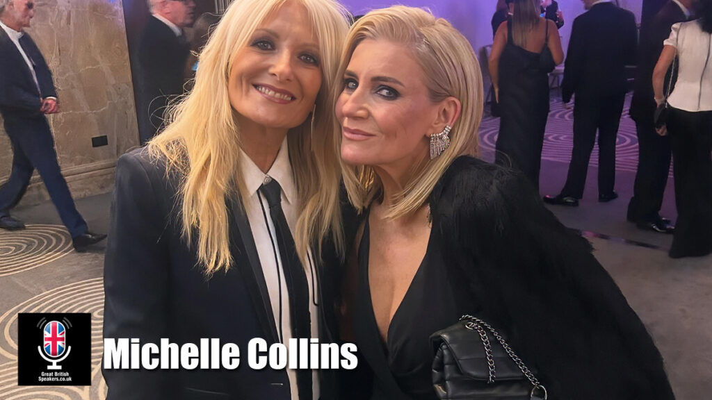 Michelle Collins hire actress speaker book at agent Great British Speakers