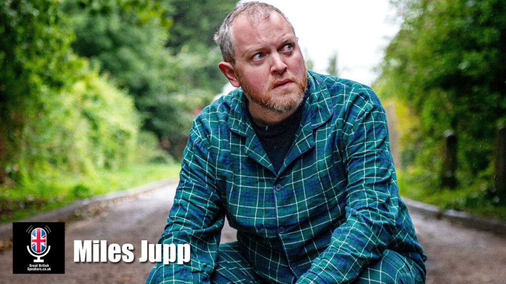 Miles Jupp hire comedian speaker book at agent Great British Speakers